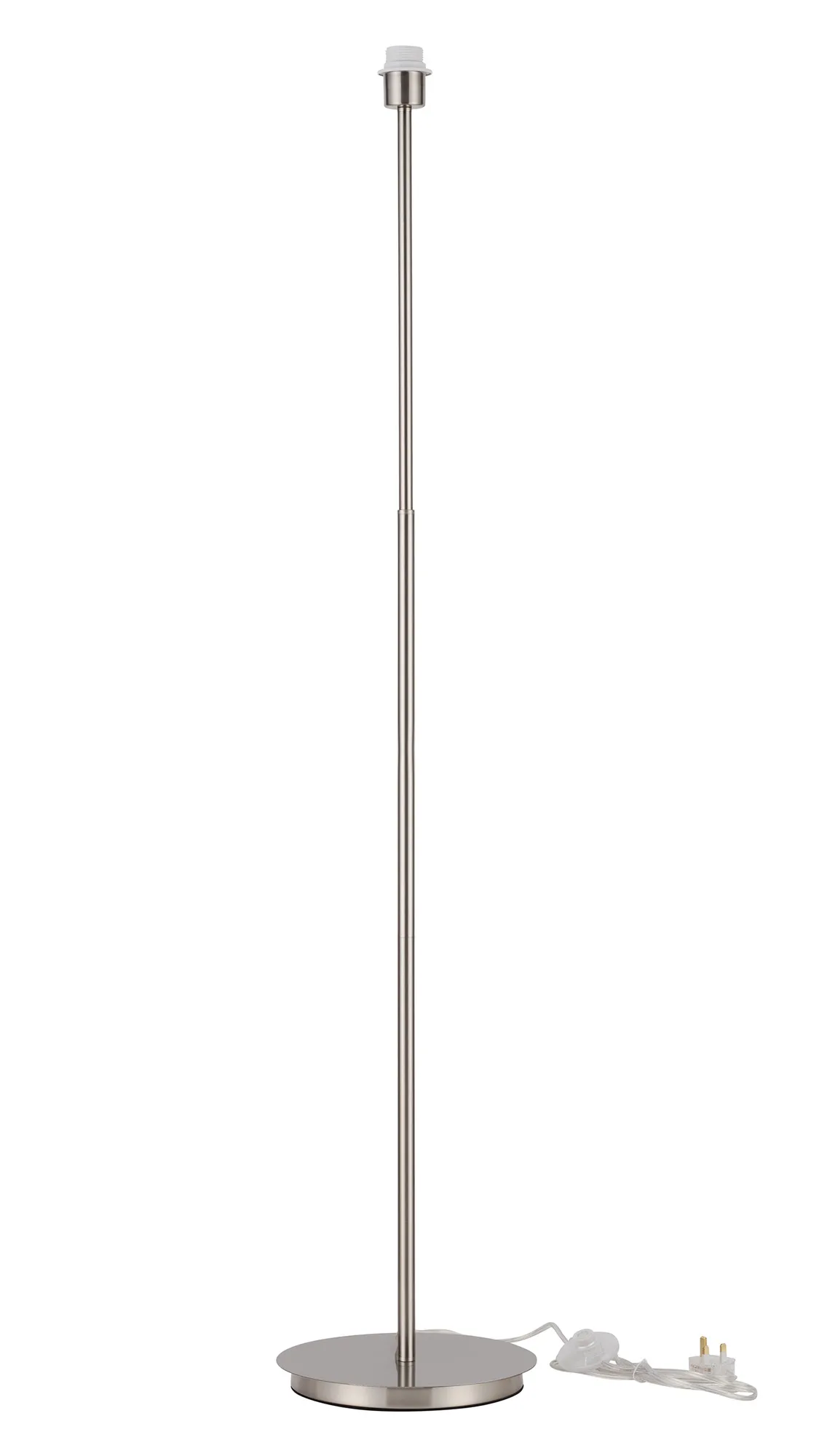 Carrie Satin Nickel Floor Lamps Deco Base Only Floor Lamps Carrie Satin Nickel Floor Lamps Deco Base Only Floor Lamps